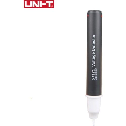 UNI-T UT12C Voltage Pen Tester Non-contact AC Voltage Detectors 90V-1000V 50/60Hz Auto Power Off Beeper Vibrating Indicator