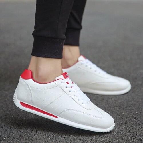 Spring and autumn new mens shoes casual white sneakers unisex sneakers fashion 2020 trend leather sneakers boys sneakers