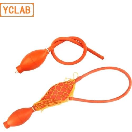 YCLAB Single & Double Ball Rubber Manual Inflation Compression Buret Pressurization Laboratory Equipment ( Gift a Joint )