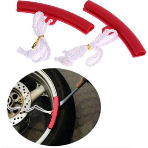 1 Pair Motorcycle Car Tyre Wheel Rim Edge Protectors Tire Protective Cover Changing Remove Disassembly Tool