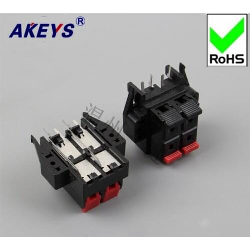 10 PCS Connection clamp 4-bit high-quality audio wiring clamp quick clip aging test clamp? WP4-17B external wiring seat