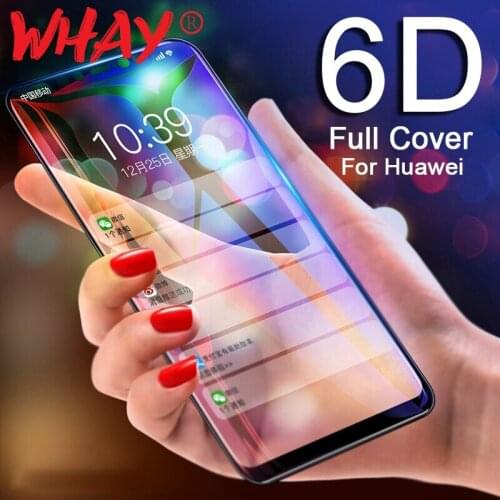 6D Tempered Glass For Huawei Honor 9 10 Lite 7X 8X Screen Protector Glass For Huawei P20 Pro Mate 10 20 Lite Nova 3 3i Y6 2018