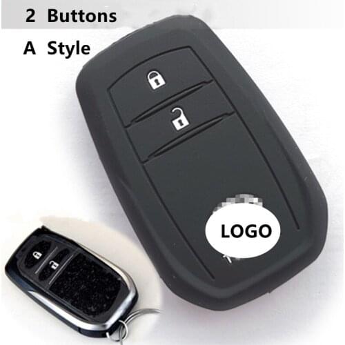 Key Case For Car For Toyota 2/3 Buttons CHR Rav4 Auris Avensis Prius Aygo Camry Corolla Land Cruiser Prado Crown Car Accessories