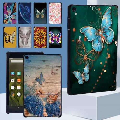 Tablet Case for Amazon Plus 10th Gen 2020/Fire 7 5/7/9th Gen/HD 8/HD 10/Fire HD 8 Anti-Fall Protective Shell+ Stylus