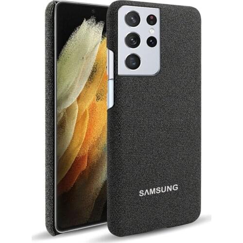S21+ for Samsung Galaxy S20 S21 Plus Case Hiha Canvas Patterm Cover for Galaxy S21 Note 20 Ultra Anti-fall Back Protective Case