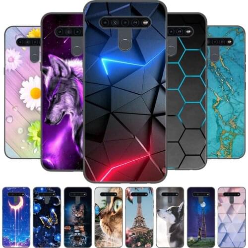 For LG K41S Case Silicone Soft TPU Back Cover for LG K51S Case Phone Cases for LG K41 S K51 S Black bumper coque Shells