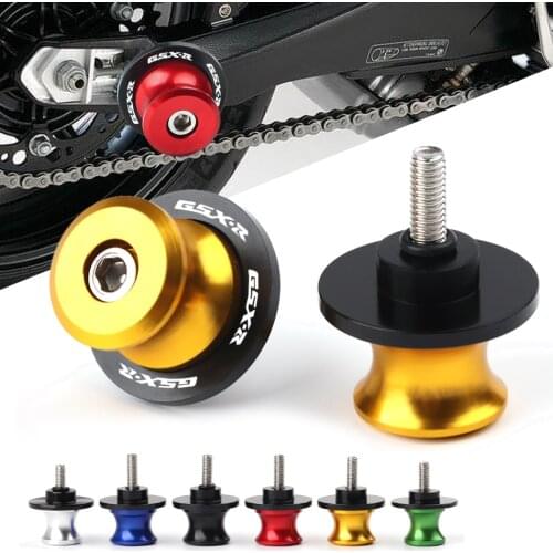 For Suzuki GSX-R GSXR 600 750 1000 K1 K2 K3 K4 K5 K6 K7 K8 K9 K11 8MM Motorcycle accessories Swingarm Spools slider stand screws