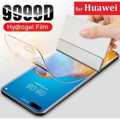 Hydrogel Protective Film for Huawei P40 P30 P20 Pro Lite (Not Glass) on Honor 10 Lite Mate 30 20 Pro 9X 8X Screen Protector