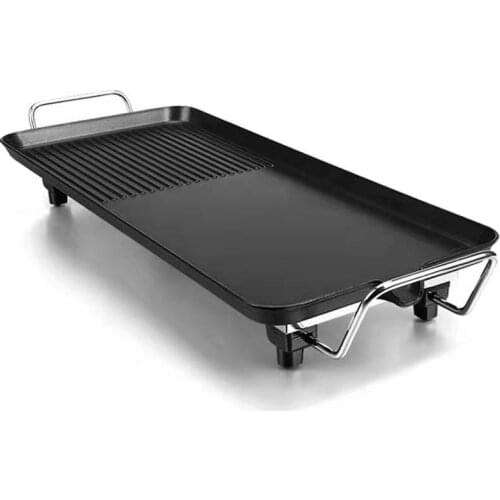 BBQ Grill Household Grill Smokeless Indoor Barbecue Pan Korean Paper On-board Bakeware Buffet Grill Electric Grill