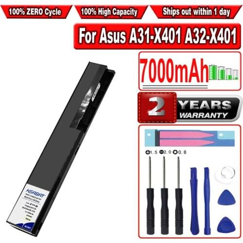 HSABAT 7000mAh A32-X401 Laptop Battery for ASUS X301 X301A X401 X401A X501A A31-X401 A41-X401 A42-X401