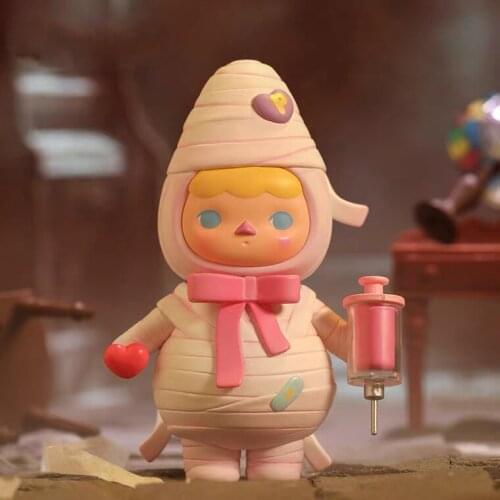 Trendy Christmas Gifts Genuine PUCKY Biqi Elf Monster Baby Series Blind Box Cute Kid Doll Computer Desktop Decoration