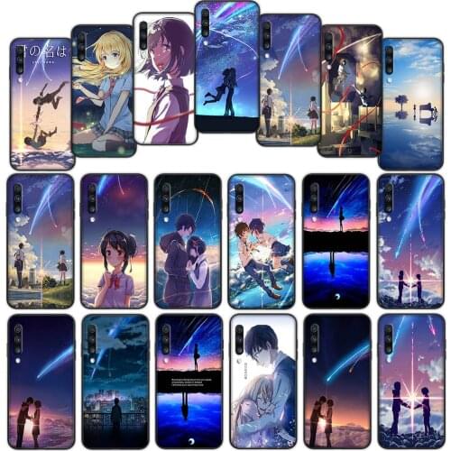Anime Your Kimi no Na wa Soft Cover Case for Samsung Galaxy A50 A6 Plus A7 A8 2018 A5 A9 A10 A30 A40 A70