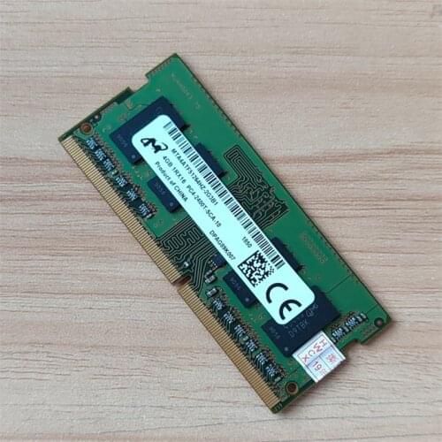 Micron memoria DDR4 RAMS DDR4 4GB 1RX16 PC4-2400T laptop ram ddr4 4GB 2400MHz memory 260PIN for notebook 1pcs