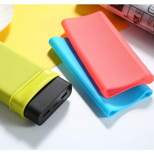 Full Protective Case Anti-slip Protective Silicone Power Bank Protective Cover for Xiaomi Portable Power Generation 3 20000mah