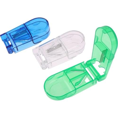 Pill Cutter Medicine Box Pill Cutting Splitter Drugs Tablet Cutter Divider Storage Case Pill Box Pill Cases & Splitter Travel