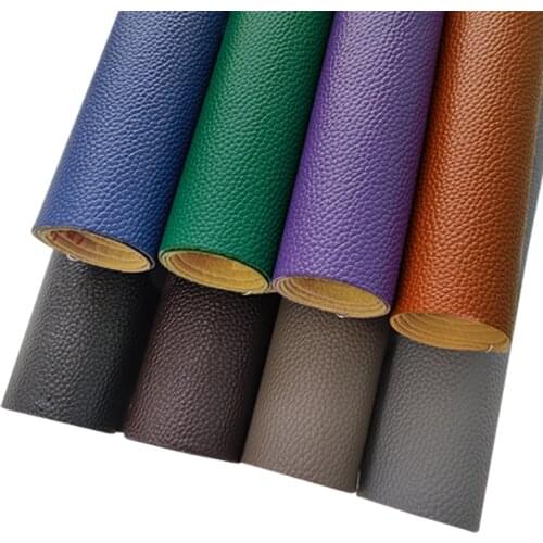 135x30cm Ltichi PU Faux Leather Fabric Roll Cotton Backing for Making Earring/Notebook Cover/Handbag/Wallet/Key Chain