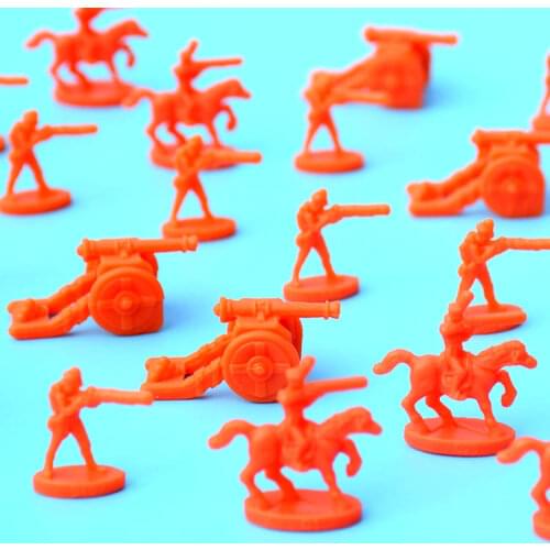 Super mini pvc figure Napoleonic wars 1:120 soldiers model RISK board game chess Warring States period multicolor 50pcs/set