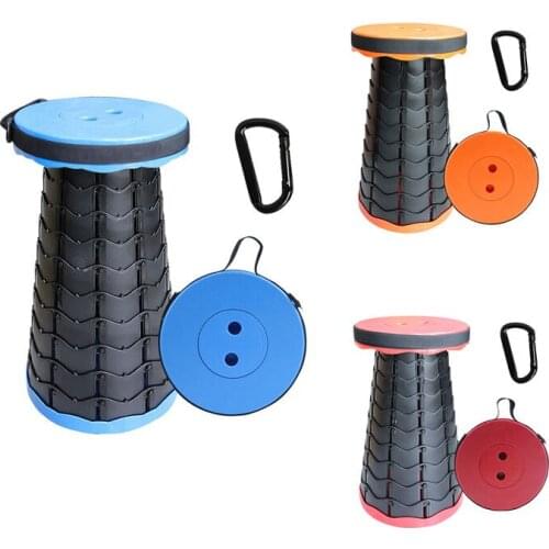 Telescopic Stool Folding Chiar Outdoor Portable Stool Folding Chair Camping Stool Convenient Fishing Chair