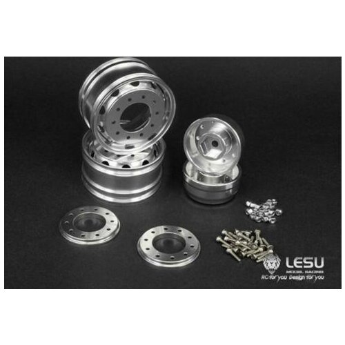 LESU Tractor Truck Metal Rear Hub A for 1/14 RC DIY TAMIYA Maersk Model Trailer TH04816-SMT5