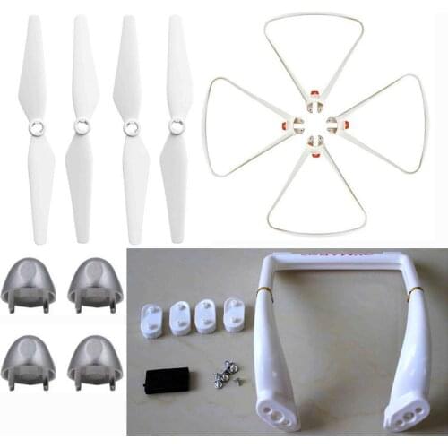 Syma X8PRO X8 pro X8SW X8SC RC Drone Quadcopter Spare Parts Upgrade Landing Gear propeller Protective Cover Blades Cover