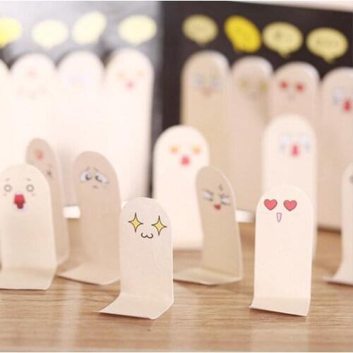 Cute Finger Memo Pad Sticky Note Kawaii Paper Bookmark Scrapbooking Sticker Pads School Gift stationery G205