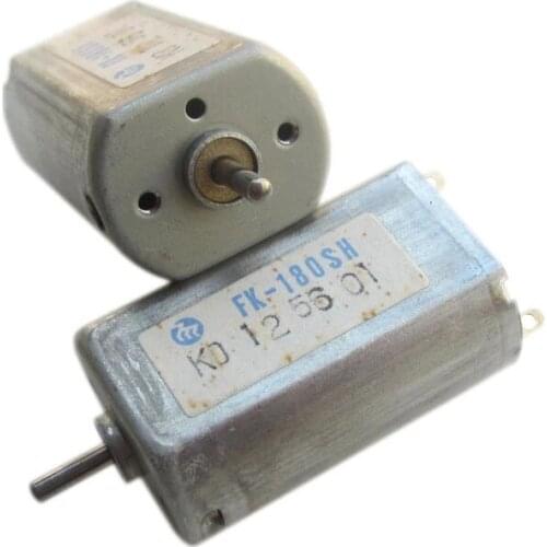 2pcs High Speed 180 Motor Electric DC 6V 12V 7000rpm 14000rpm Strong Magnetic Carbon Brush DIY Model Hair Clipper FK-180SH-13963