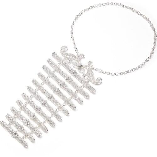 Free shipping Caucasus Ethnic Breastplate Body Jewelry Wedding Dress Accessories for women