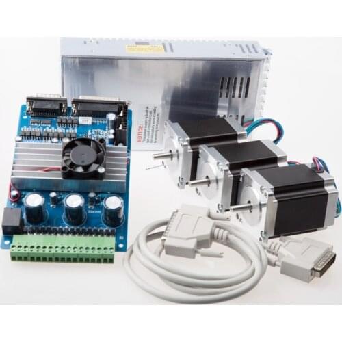 Free Ship US&US Ship Stepper Motor 3Axis Nema23 270oz-in 4Leads 3.0A 3Axis driver Board CNC Kit Mill LONGS MOTOR