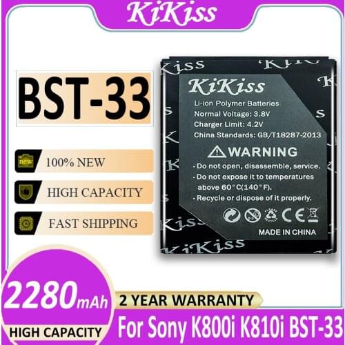 BST-33 Battery For Sony Ericsson W610 W610i W660 W660i W705 T715 W880i Z530i K630 K790 W888C W900i W960i K800 G705 W850 W830 U10