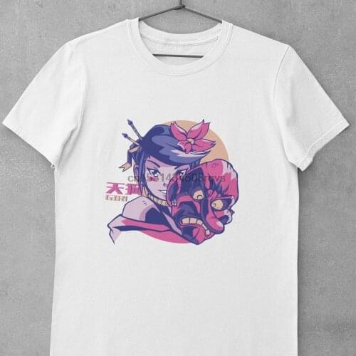 Enoch.ink japan tengu girl kanji apparel manga anime kawaii otaku weeb japanese shirt graphic tee for men and women gifts