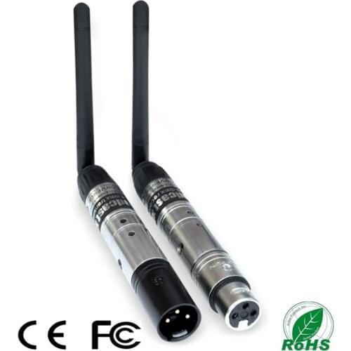 Hot sell DMX512 DMX Dfi DJ Wireless system Receiver or Transmitter 2.4G for LED stage light LED light 500m control