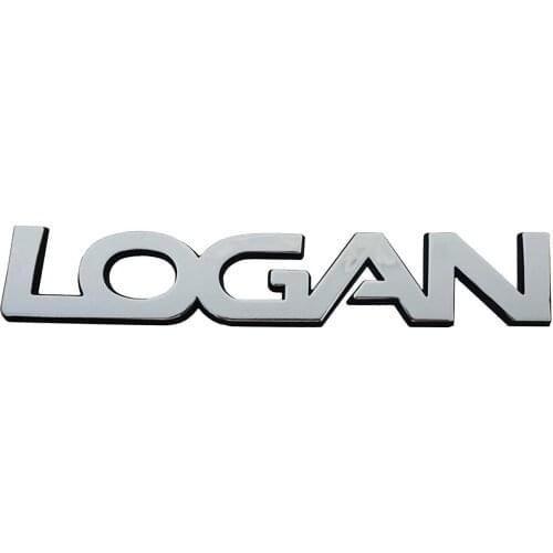 Chrome Logan Badge for Monogram Logan