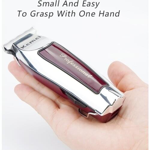 Kemei R-type Razor Hair Clipper USB Charging Trimmer Electric Hair Clipper Trimming Hair Cutting Machine Mens Hair Style Tool