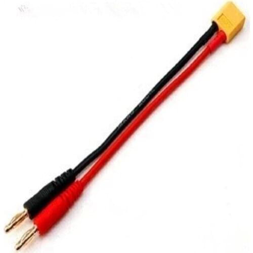 Metal 4mm Banana to XT60 Cable 16awg XT60 Connector for Battery Balance Charger Adapter RC toys parts