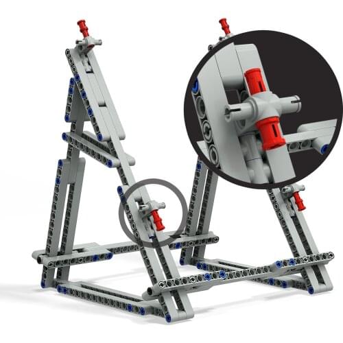 MOC Falcon Millennium- Vertical Display Stand Compatible with lepinng 05007 7965 75105 75212 Ultimate Collectors Model