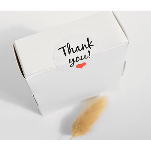 Thank You Stickers Seal Labels Heart Stickers Paper Journal Scrapbook Stickers Flakes Creative Japanese Stationary