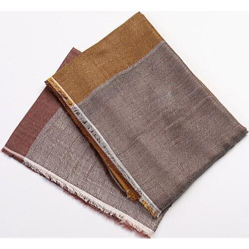 New fashion wool blend women plaid striped patchwork color thin scarfs shawl pashmina 100x200cm