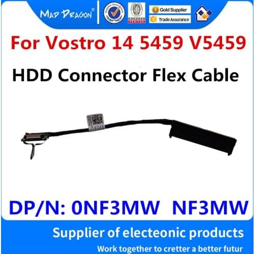 NEW HDD Connector Flex Cable For Dell Vostro 14 5459 V5459 laptop SATA Hard Drive SSD Adapter wire 0NF3MW NF3MW DD0AM8HD000