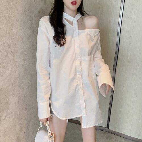 2021 Spring Autumn New Fashion Casual Ladies Work Women Blouse Women Overshirt Female OL