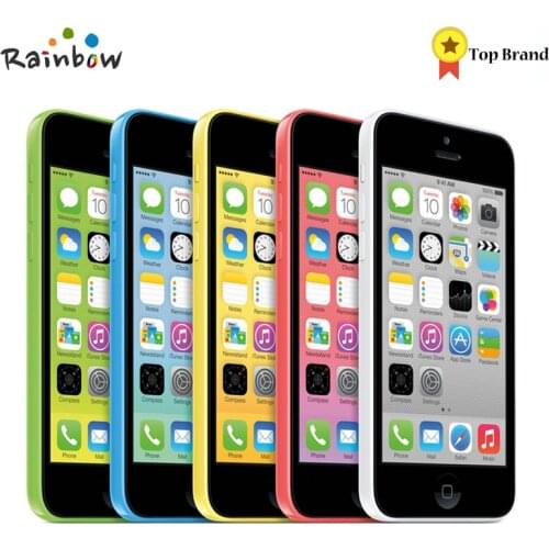 Original Unlocked Apple iPhone 5C iOS Dual Core 8GB/16GB/32GB 8MP Camera 4.0 inches WIFI GPS 3G Cell Phone