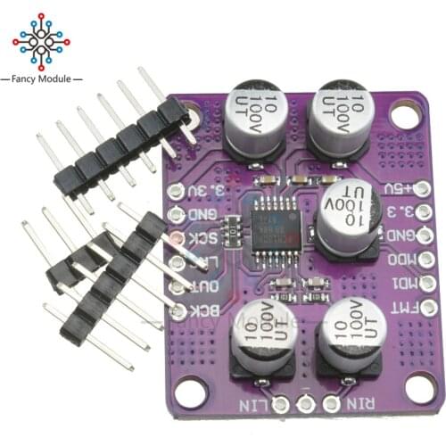 PCM1808 105dB SNR Audio Stereo ADC Single-Ended Analog-Input Decoder 24bit Amplifier Board Player Module