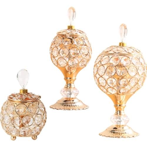 Modern Incense Burner Crystal Diamond Decorative Corn Incenses Holder Tabletop Shelf Ornament with Removing Burning Bowl