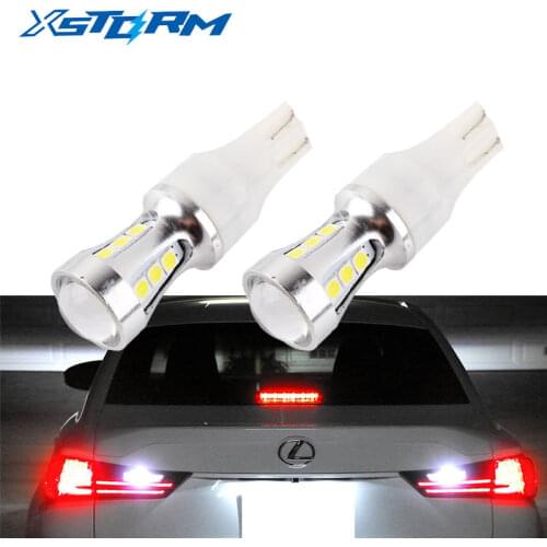 2Pcs T15 Led Bulb Canbus OBC Error Free Interior Emitter 921 912 W16W Car lamp External Auto Lights 18-SMD 3030 6000K White