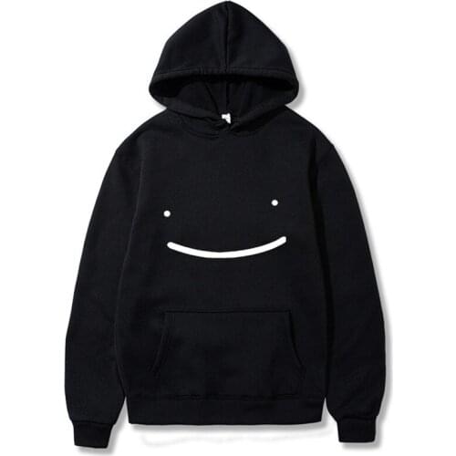 Dream Wastaken Printed Hoodie Sweatshirts Men Women Pullover Hip Hop Streetwear Hoodie Clothing Harajuku Cotton Smile Moletom