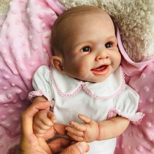 20inch Full Body Waterproof Real Soft Silicone Reborn Baby Doll Newborn Girl Toy Silicone Vinyl