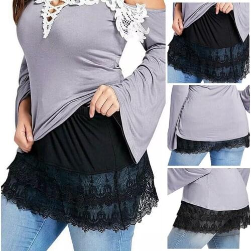 2021 New Fashion Women Mini Inner Skirts Lace Skirt For Women High Waist Elegant Petticoat Casual Clothing Female Underskirt