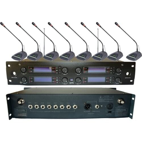 U-8008-OK-977 President Gerald Ford News Conference Close Face Microphone Professional 8 CH. Wireless Meeting Microphone
