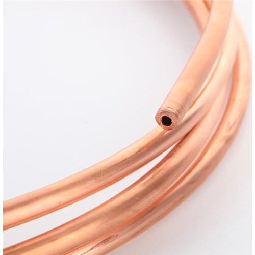1M T2 Red Copper Tube Air Conditioner Cooling Copper Tube Coil 99.9% Soft Copper 2/3/4/5/6/6.35/8/9.52/10/12/12.7/14/16/19/22mm