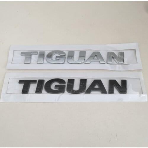1pcs ABS TIGUAN car Letter Rear trunk Decals Emblem badge sticker Decal Car styling
