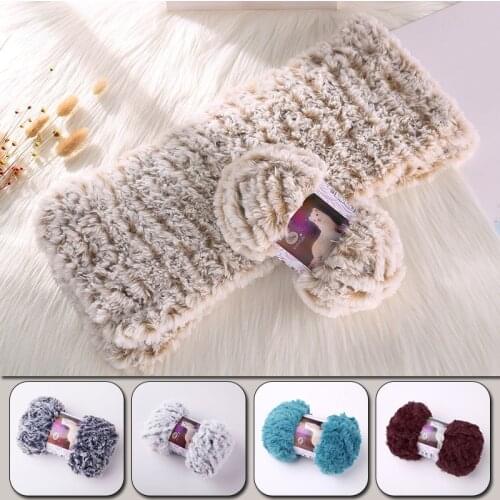 1Pcs Knitted Fabrics Blankets Wool DIY Comfortable Hats Scarves Hats Woolen Yarn Can Be Worn By Yourself Woolen Crochet Yarn